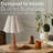 Modern Simple Rustic Table Lamp Nightstand Light with Wood Metal Base Use E26 Bulb For Bedroom Livingroom Home Deco (Bulb Not Include)-119623911