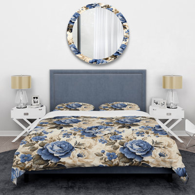 Literie à motif treillis Cobalt Blue Cameo