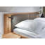 Ensemble de chambre à coucher en bois de hêtre massif - Base de lit avec lumières de lecture à DEL et tables de chevet assorties-968375874