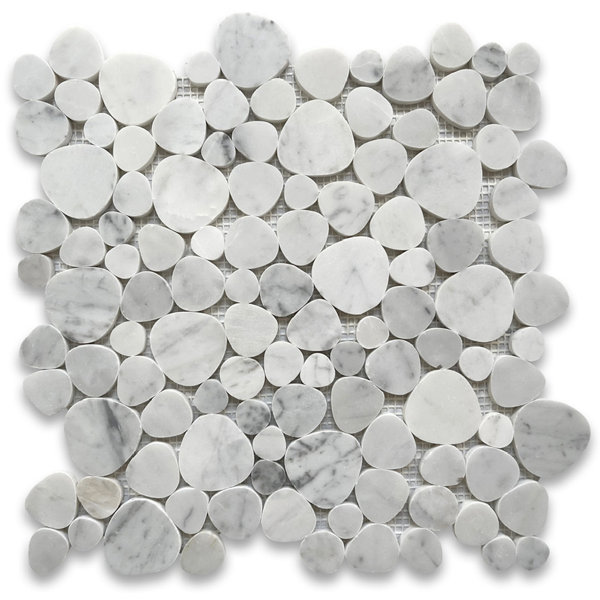 12" x 12" Marble Random Mosaic Wall & Floor Tile