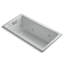 Tea-for-Two 60" x 32" Drop-in whirlpool bath with end drain and heater without trim-350906854