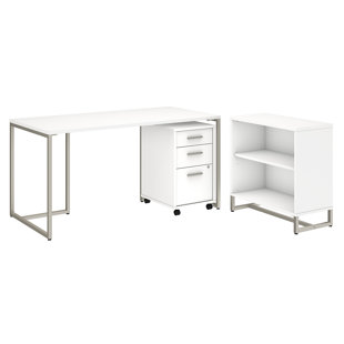 Ensemble de bureau et bibliothèque Method