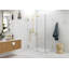 Illume 49 in. x 34 in. x 78 in. 90-degree Fully Frameless Wall Hinged Glass Shower Enclosure-115206603
