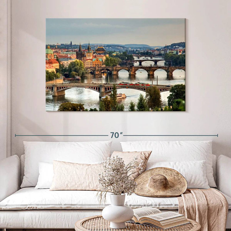 Rorry View Of Prague, 32" H x 48" W