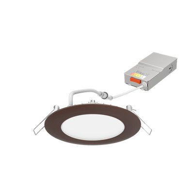 Wafer 4" Tunable CCT Remodel or New Construction LED Retrofit Recessed Lighting Kit