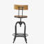 Tabourets de bar pivotants à hauteur réglable