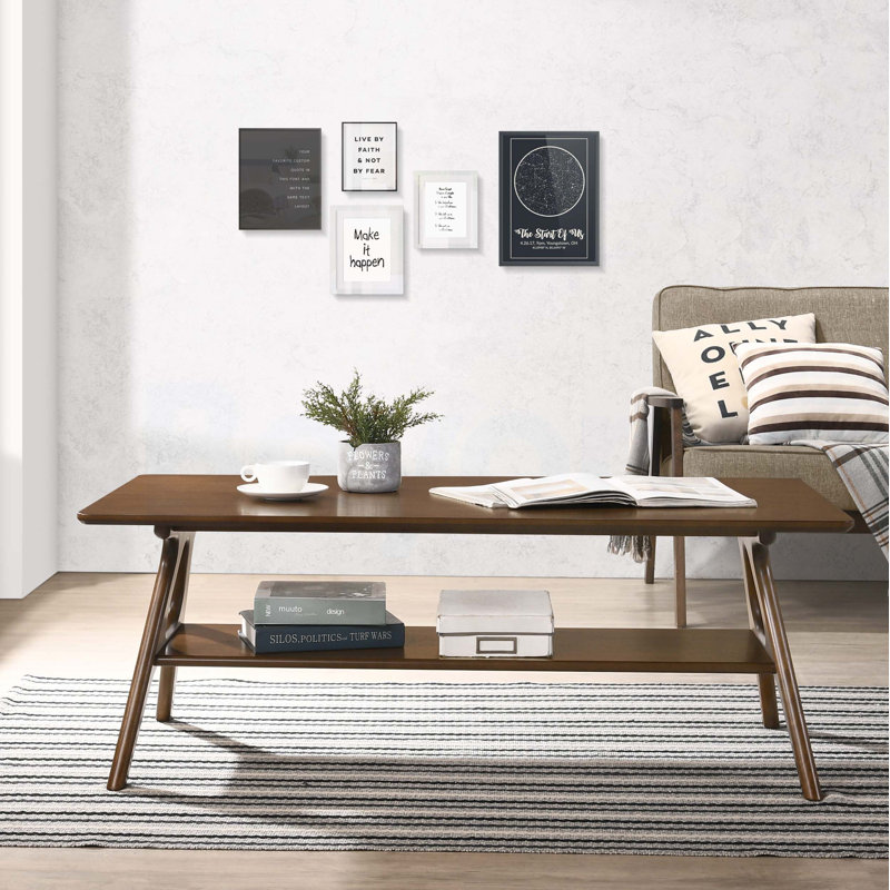 Table basse moderne en bois Arona