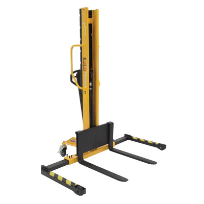 Manual Stacker Narrow Mast Adjustable Forks & Legs
