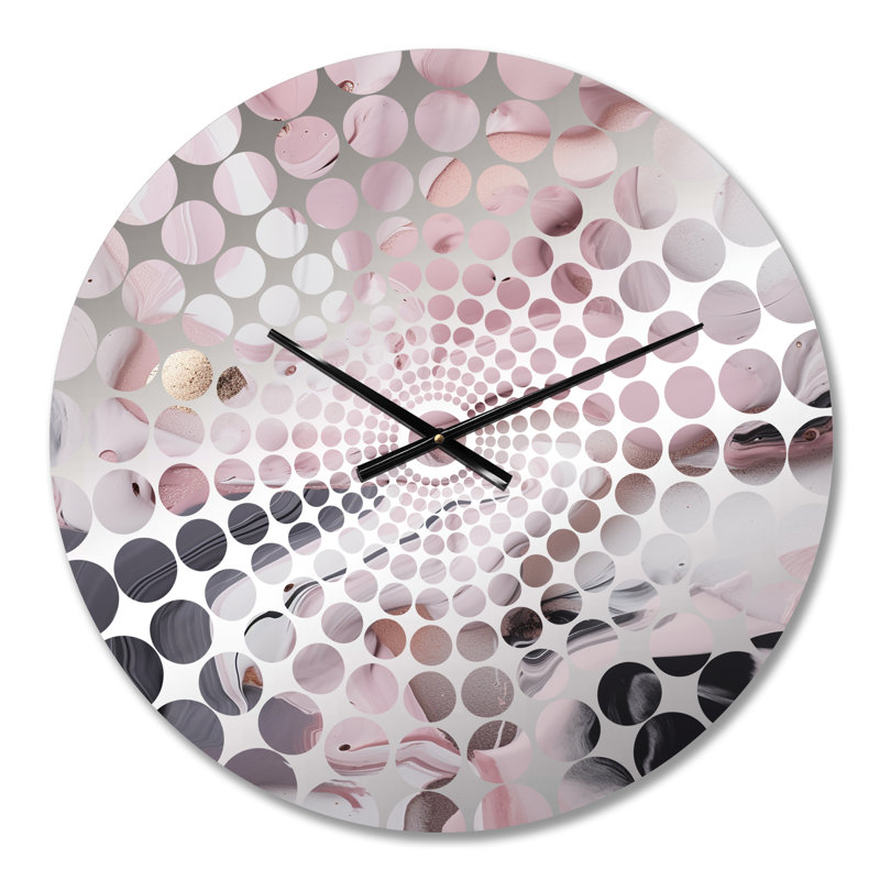 Allrud - Horloge murale abstraite en marbre, Petit