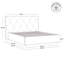 Lit plateforme tapissier Jayla Diamond-108940711