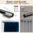 Aresha 1" Dia. Curtain Rods Adjustable Length Single Curtain Rod Black for Ceiling/Wall Mounting-848025302-828860293