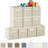 Wisdom Star 10 Pack Fabric Storage Cubes With Handle, Foldable 13X13 Inch Large Cube Storage Bins, Storage Baskets For Shelves, Storage Boxes For Organizing Closet Bins