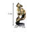 Silence Is Gold Abstract Art Figurine, Gold