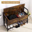 Banc de rangement pour chaussures