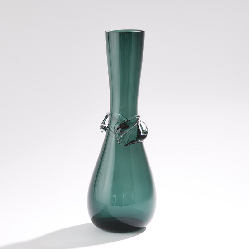 Vase Knot, H 18,5 po x l 6,75 po x P 6,75 po, Vert