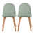 Green Faux Leather