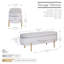 Banc de rangement avec repose-pieds Kronqui-1647107920