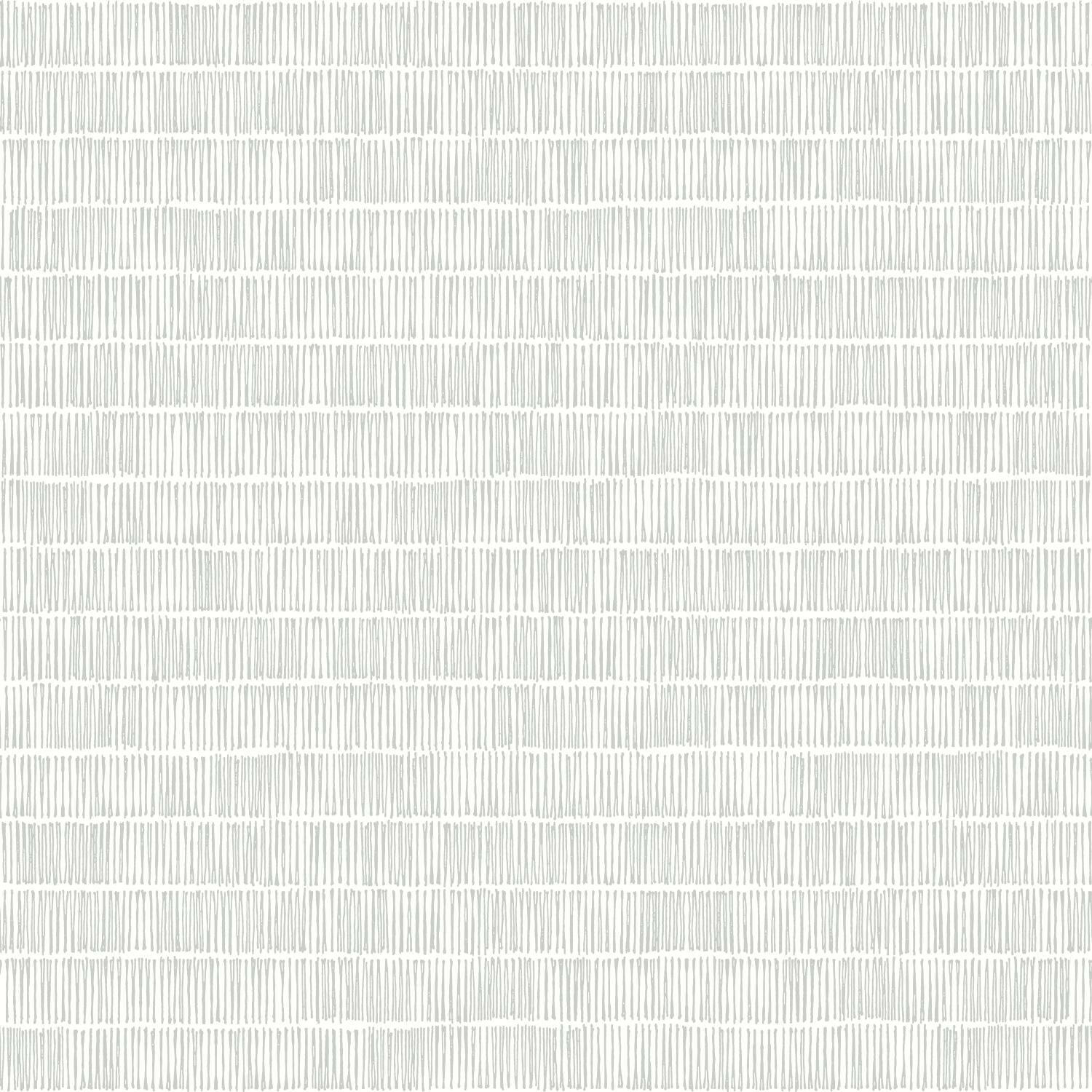 Williamsburg Striped Wallpaper, Gray