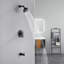 Ensemble de robinet de douche mural à poignée simple avec robinet de douche-113535106