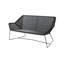 Breeze 60.7'' Wide Outdoor Wicker Loveseat-155396880-155396886