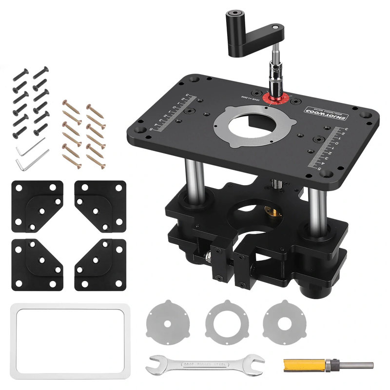 Router Lift for 69mm Wood Router with Router Plate Precision Woodworking