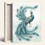 «Gallery Wrap», art mural sur toile pour le salon, la chambre à coucher, le bureau ou le vestibule - décoration murale décorative avec plume de paon-130553077-130553074