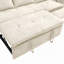 Canapé innovant 2 en 1 avec canapé-lit, fauteuil inclinable réversible et dossier réglable pour des espaces de vie multifonctionnels-621181496