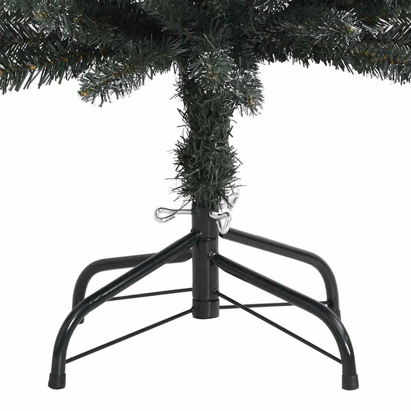 Arbre de Noël artificiel avec sapin vert, H 70,9 po, Non pré-éclairé