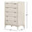 Elaiya 5 Drawer Marble Chest