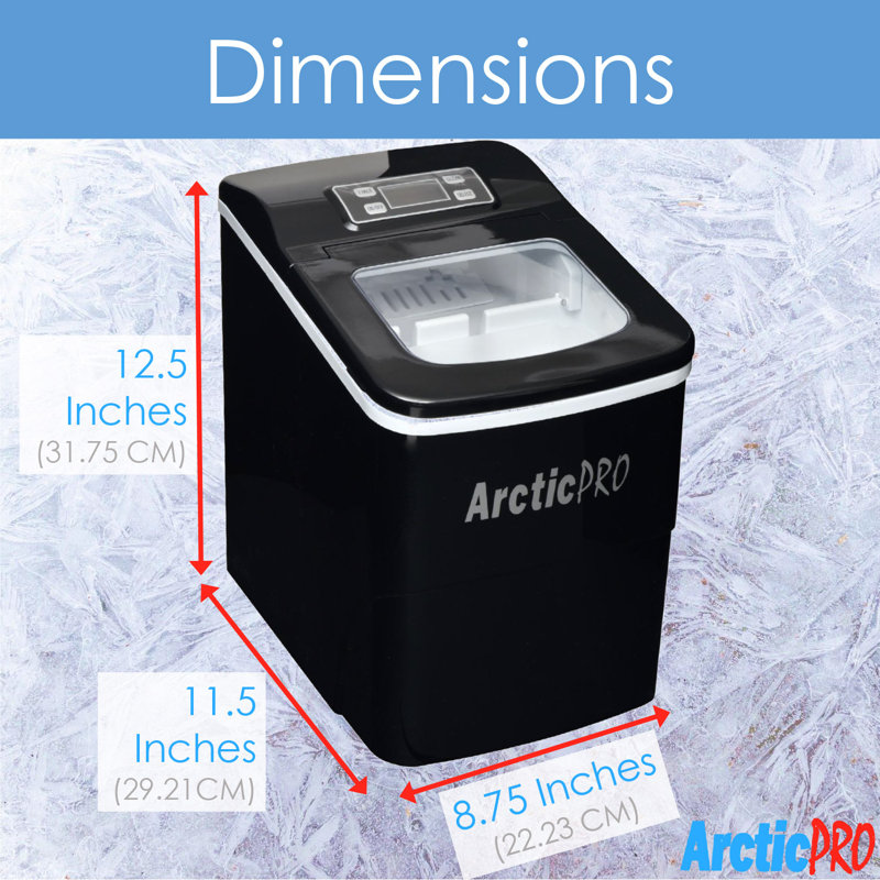 Arctique-Pro 26 lb Machine à glaçons portable lb.