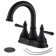 Centerset 2-handle Bathroom Faucet with Drain Assembly