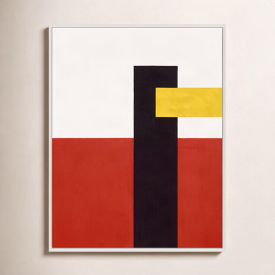 Composition With Yellow 4 by Robert Kamnatnik