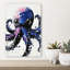 «Vibrant Ink Octopus», art moderne abstrait-129150598