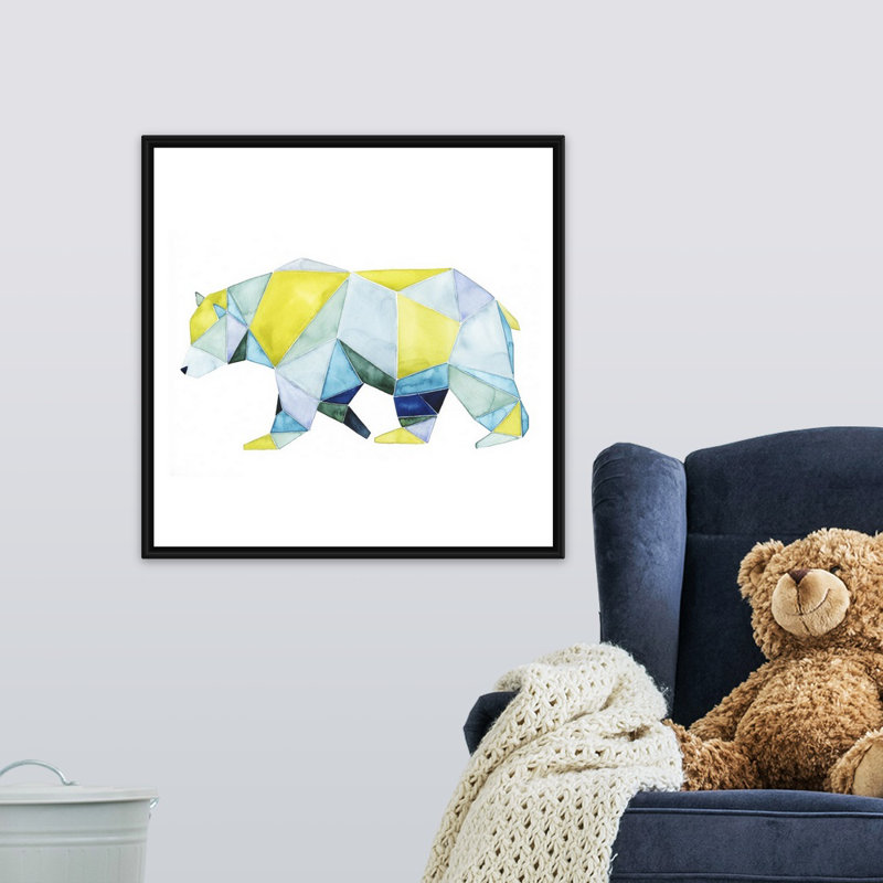 Art sur toile Polla, H 24 po x l 24 po x P 1,75 po, Cadre flottant noir