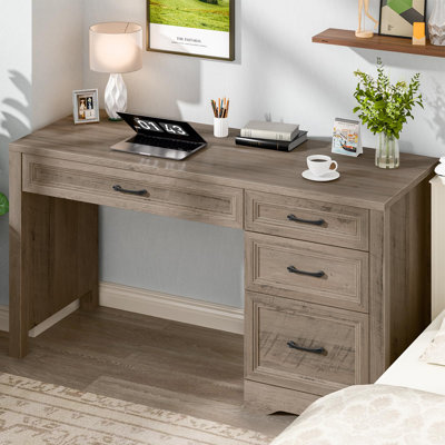Executive Desk With Storage And Ample File Drawer