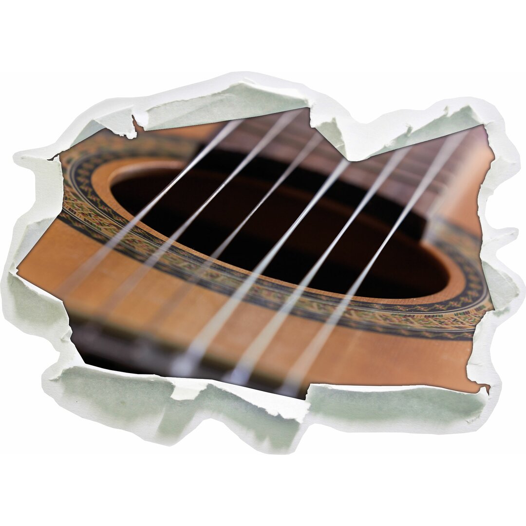 Wandtattoo Gitarrensaiten