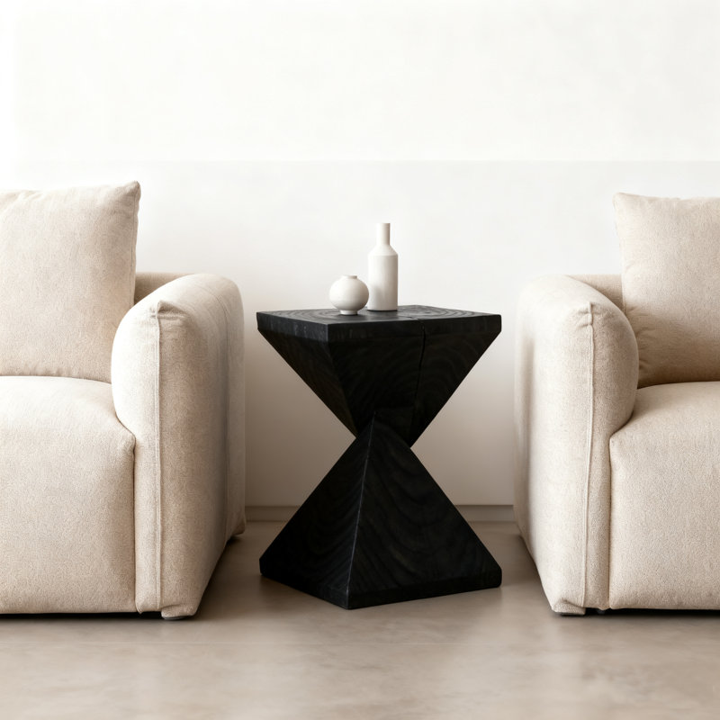 Table basse 11,8 po, Noir