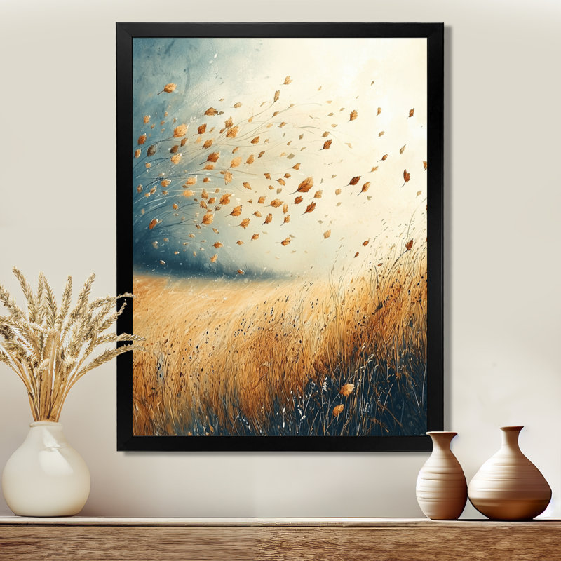 Deidra - Landscapes Wall Art, Black, 20" H x 12" W, Reproduction encadrée d'une seule photo