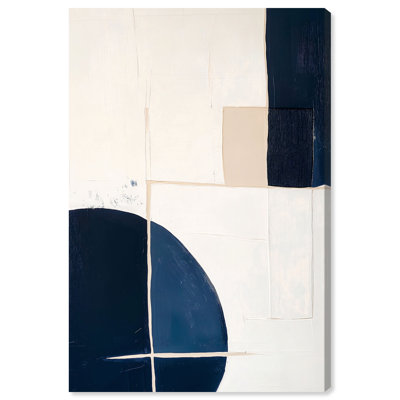 Sunset Serenity I Canvas Abstract Print by Oliver Gal, Black Frame, 10 x 15