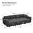 Kimbrel Modular Sectional Sofa Modular Sleeper Couch Convertible Sectional Sofa Bed Set Oversized Couch Reversible Chaise-1642012744