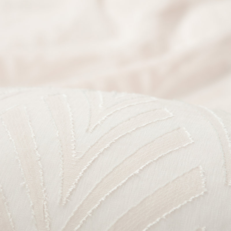 Ensemble de rideaux semi-transparents avec passe-tringle Craigmont, L 52 po x L 96 po, Beige