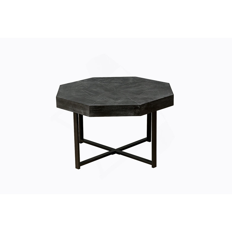 Plateau de table en bois 30 po, Noir antique