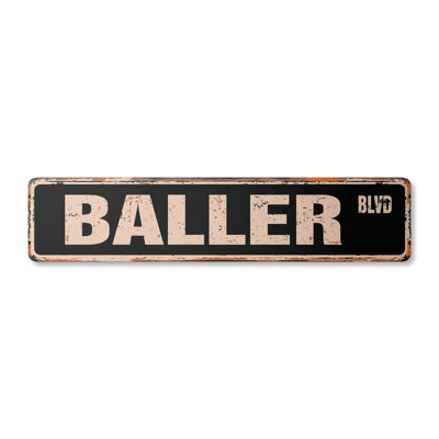 Plaque de rue Baller