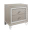 Table de chevet Cross Glam Champagne