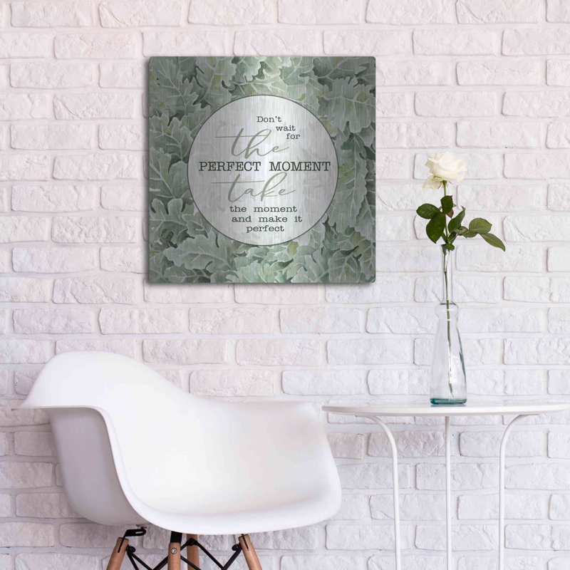 «Perfect Moment» par Cindy Jacobs, art mural en métal, H 24 po x l 24 po