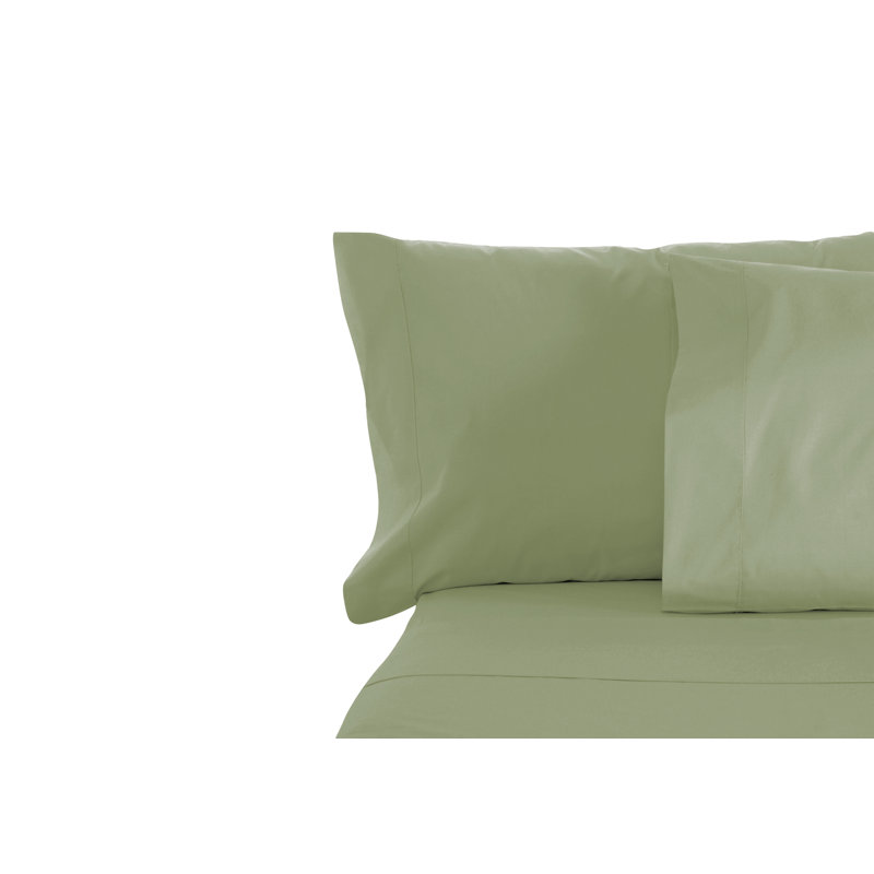 Ensemble de draps en micro-fibre, Double, Sauge