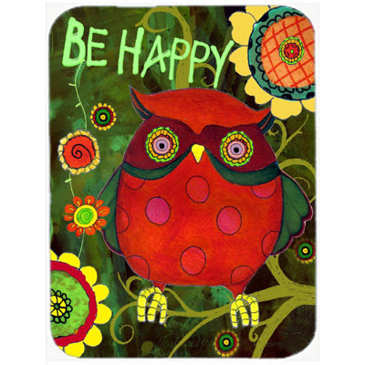 Planche à découper en verre hibou caroline happy oh oh
