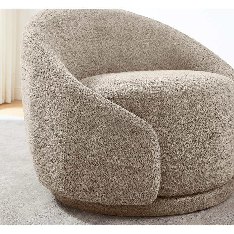 Blaklee Upholstered Swivel Barrel Chair