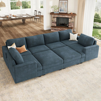 Anureet Modular Sectional Sofa U-Shaped Sleeper Sofa Bed With Storage Space