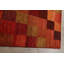 Tapis décoratif en laine noué à la main de conception unique 5 pi x 6 pi 5 po noué à la main New Age